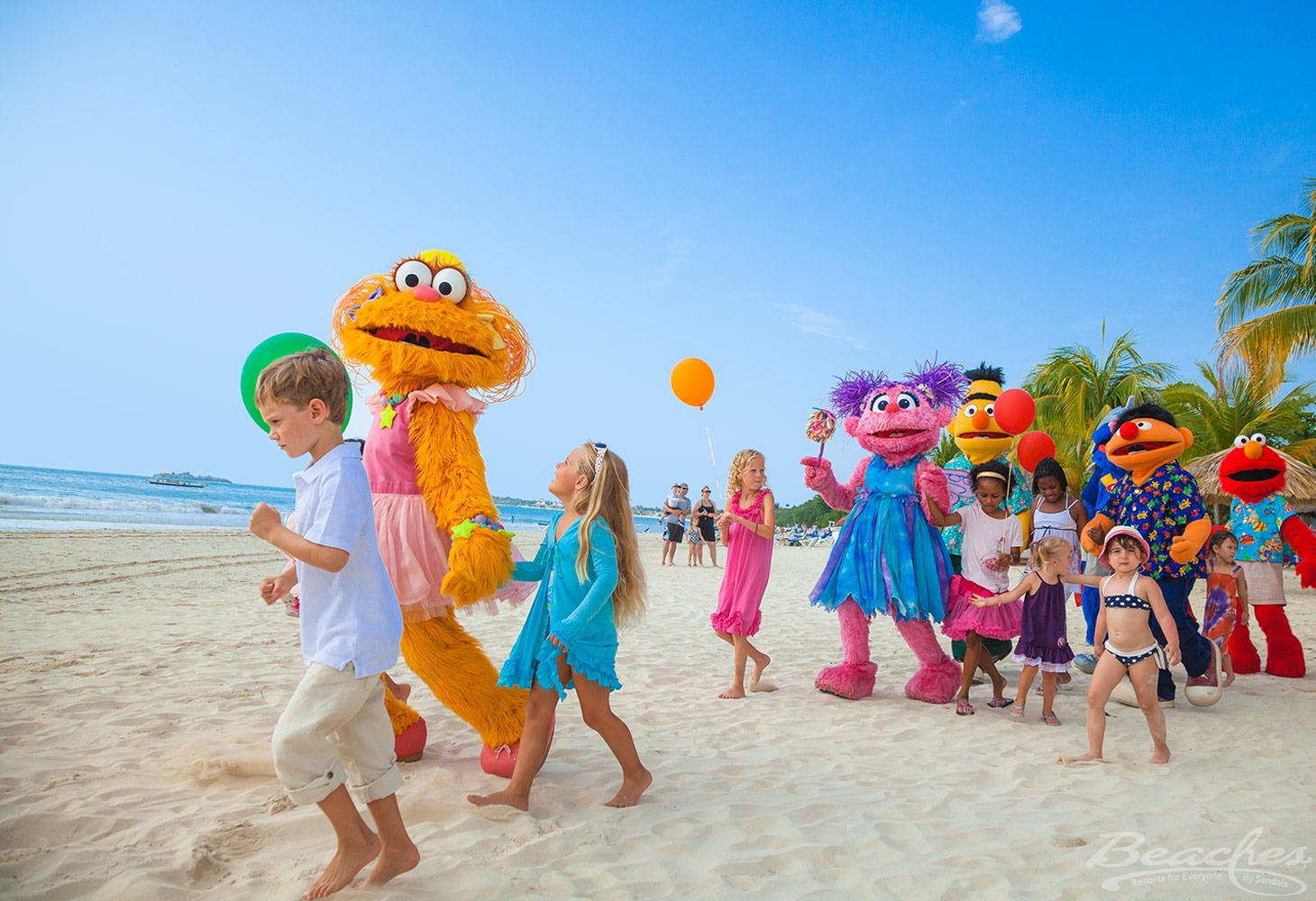 Sesame Street characters add to kid fun at Beaches Negril Resort & Spa