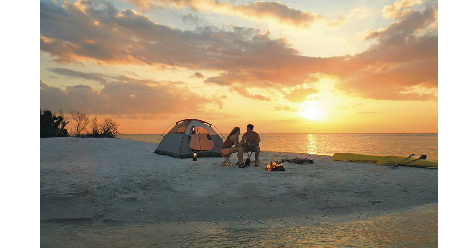 Naples beach camping
